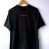 Camiseta negra regular fit «América minimalist» inspirada en América