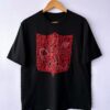Camiseta negra regular fit «Escudo ídolos» inspirada en América