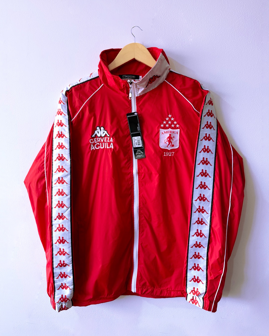 Chaqueta retro CERVEZA ÁGUILA ROJA 2001/2002 - América de Cali