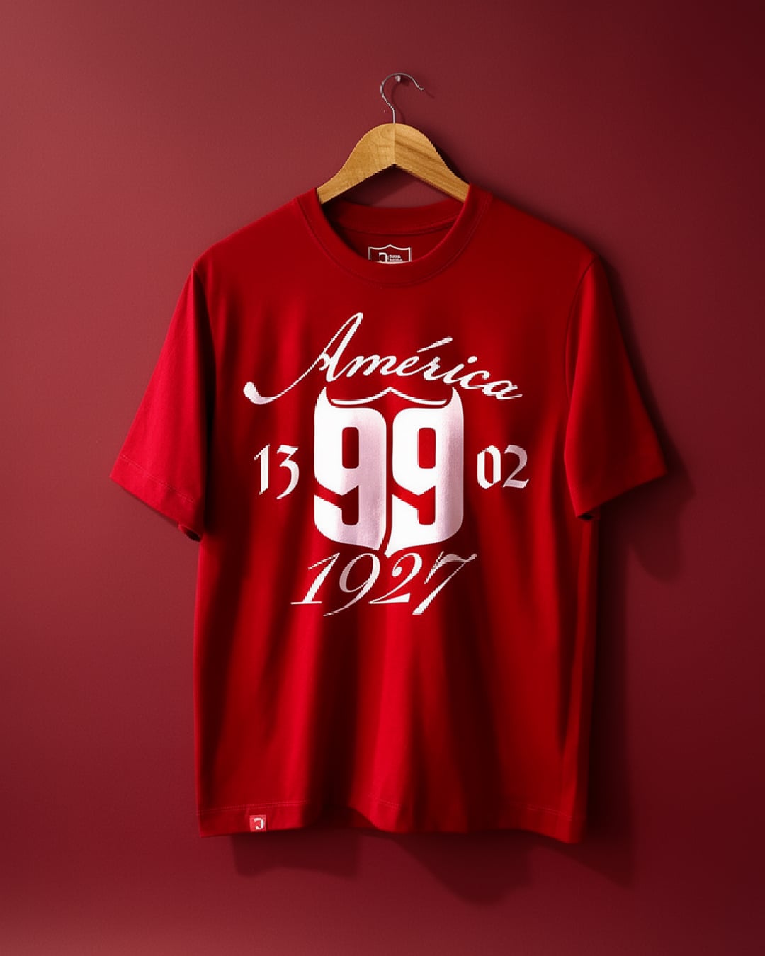 PREVENTA - Camiseta ROJA regular fit «Conmemorativa 99 AÑOS» Edición limitada