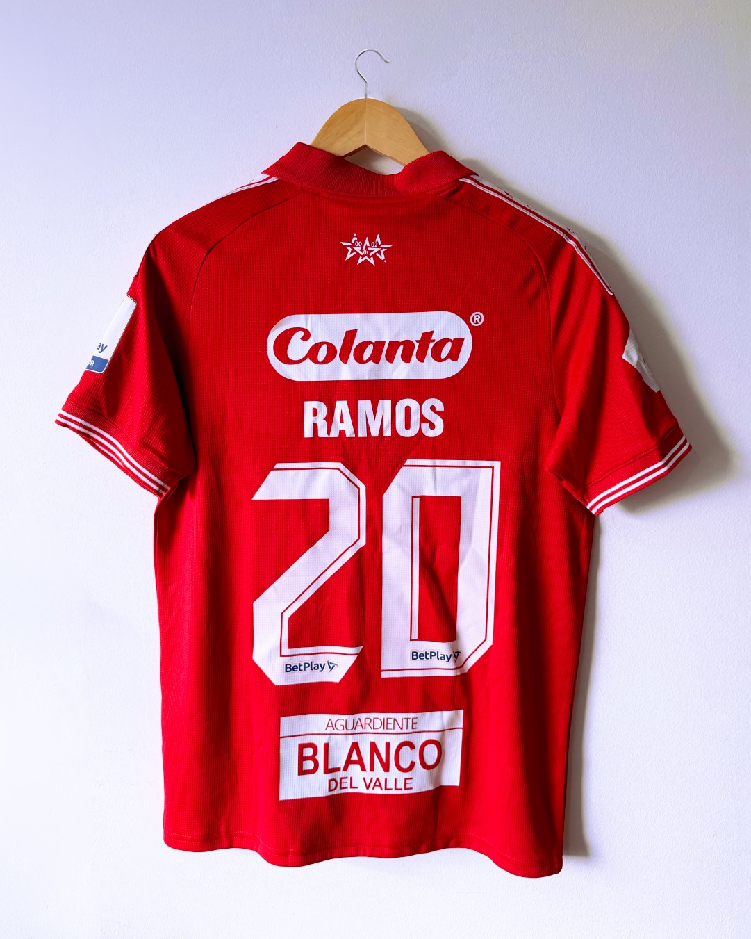 Camiseta NUEVA ORIGINAL Le coq Sportif América de Cali 2025 [Dorsal #20 Ídolo Adrián Ramos]