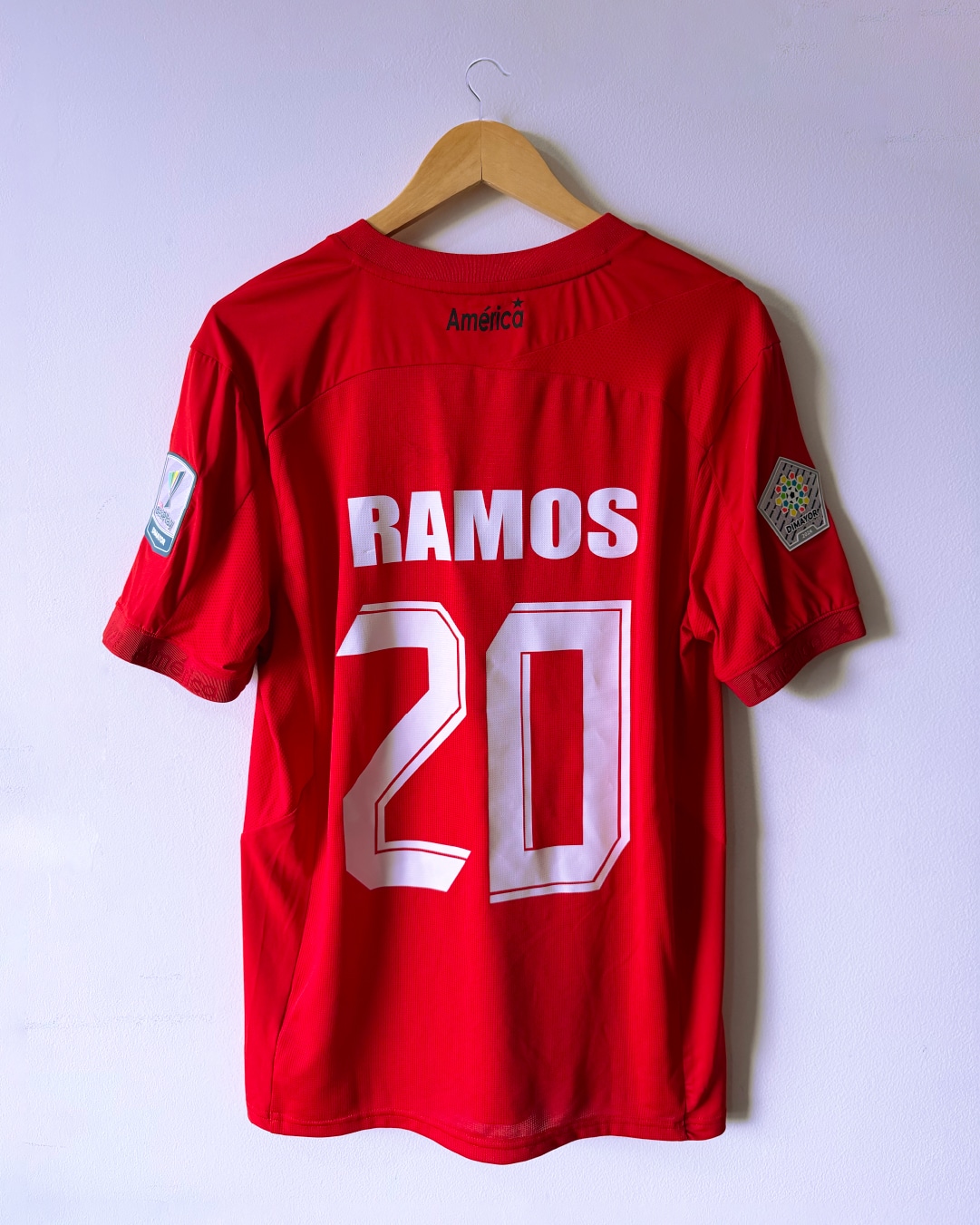 Camiseta NUEVA ORIGINAL Le coq Sportif América de Cali 2024-25  [Dorsal #20 Ídolo Adrián Ramos]