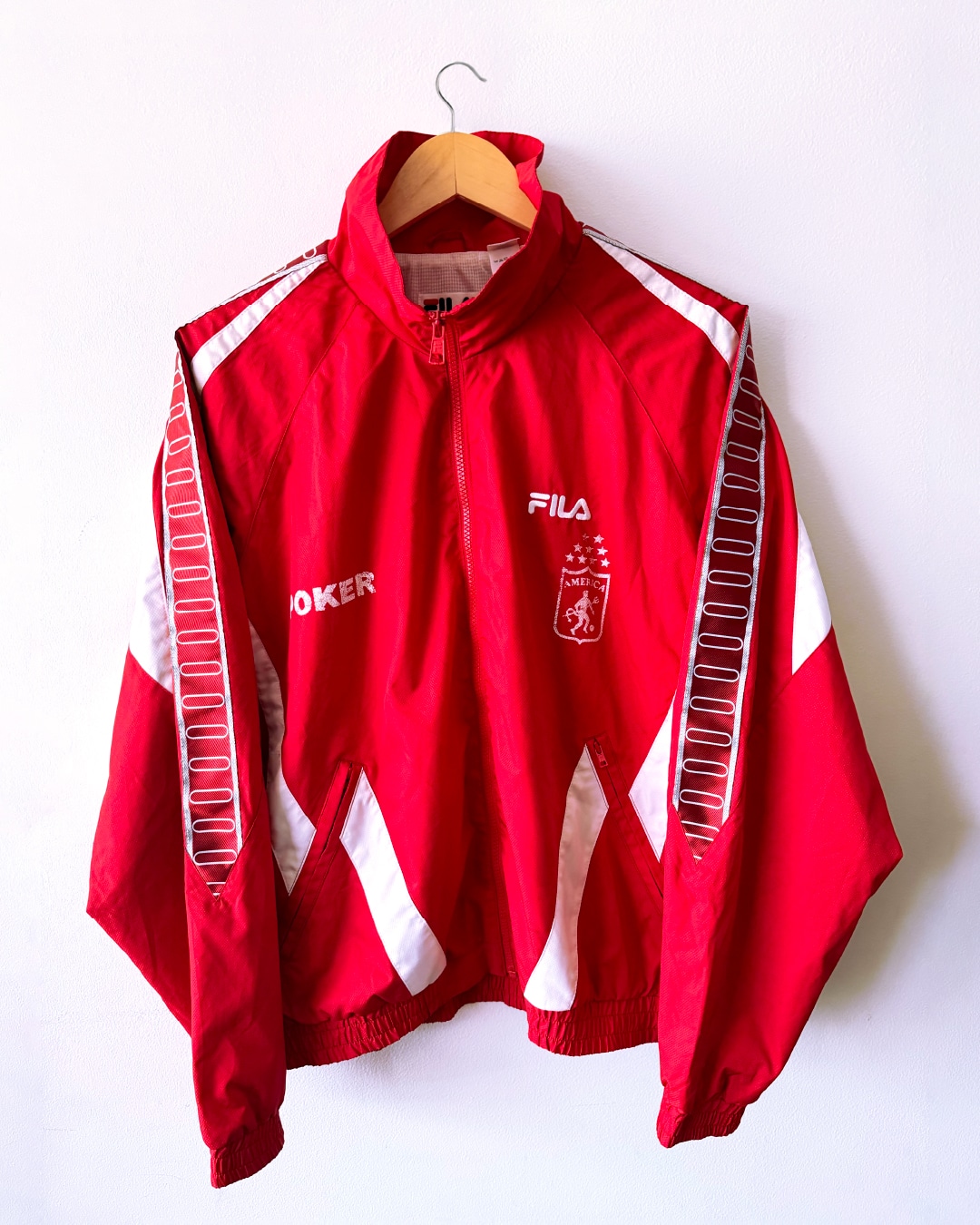 Chaqueta de utilería ORIGINAL FILA 1999 América de Cali [USADA 9/10] Talla M (fit holgado)