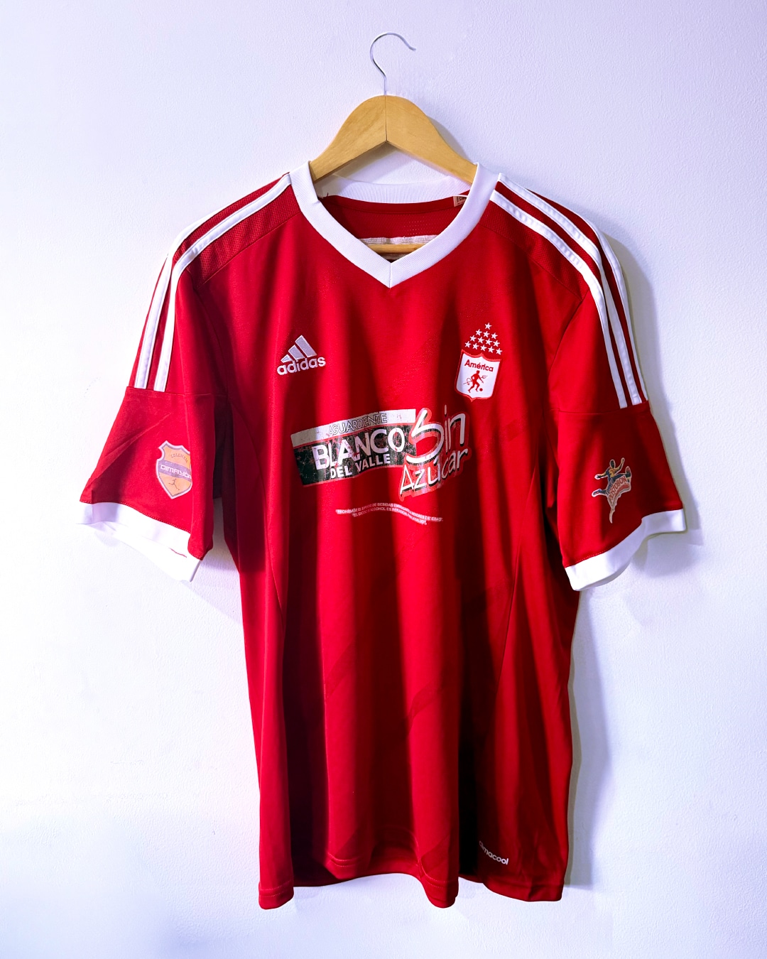 Camiseta ORIGINAL Adidas 2014 América de Cali [USADA 9/10] Talla L