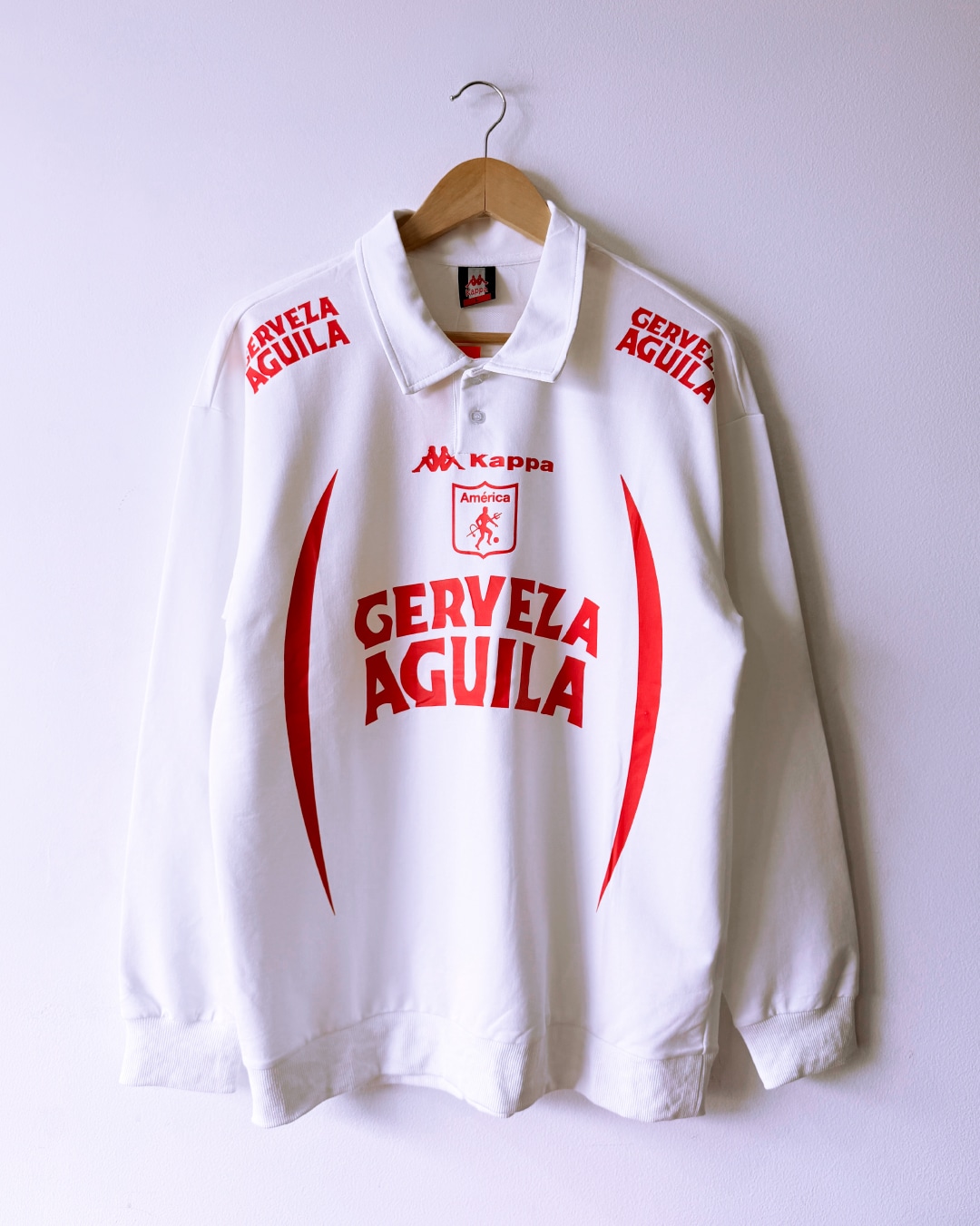 Buzo retro KAPPA América de Cali - Blanco