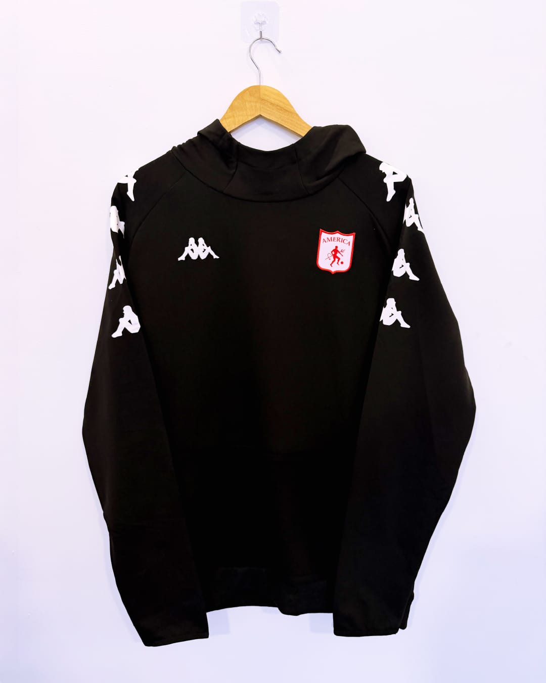 Buzo retro capota KAPPA América de Cali - Negro